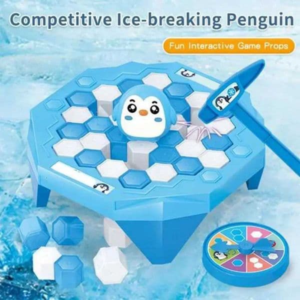 Funny Penguin Trap Interactive Indoor Board Game Ice Breaking Save The Parent-child Table Entertainment Toys Kids Desktop Games X250715