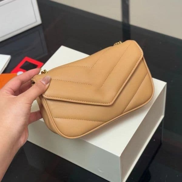Luxury Bag Soft Puffy Designer Shoulder Bag Mini Chain Bag black golden chain Luxury Leather Designer Tote Crossbody Cloud Bag Cross Body Handbags