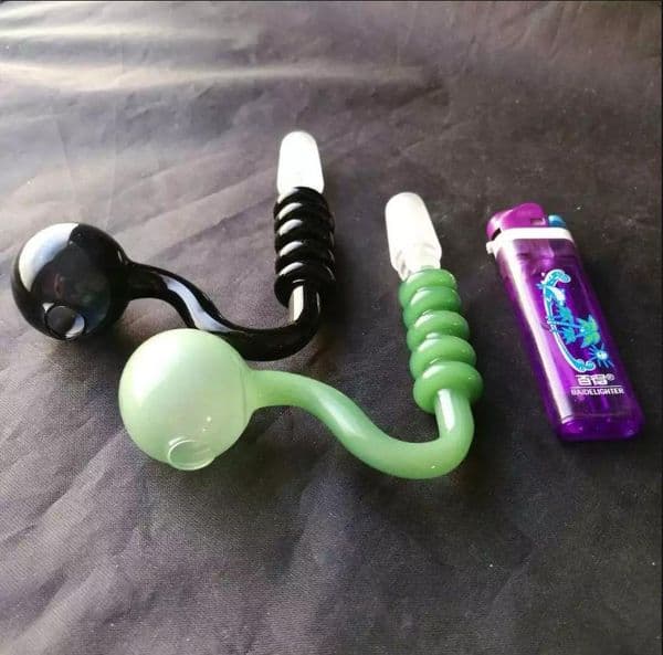 Five rounds of large bubble tube , Water pipes glass bongs hooakahs two functions for oil rigs