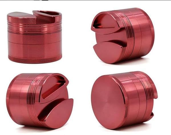 Hot selling spot four layer aluminum alloy smoke mill diameter 75MM fume breaker
