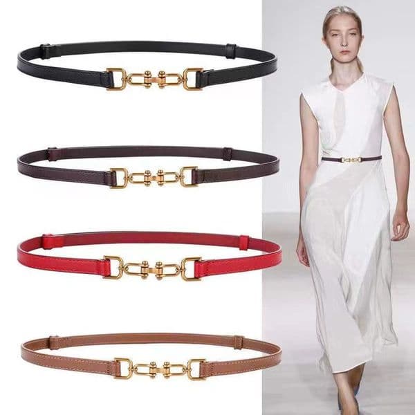 Decorative coat paired with skirt, suit jacket, waist belt, fashionable and versatile outerwear for women, stylish and adjustable fine leather belt for women.