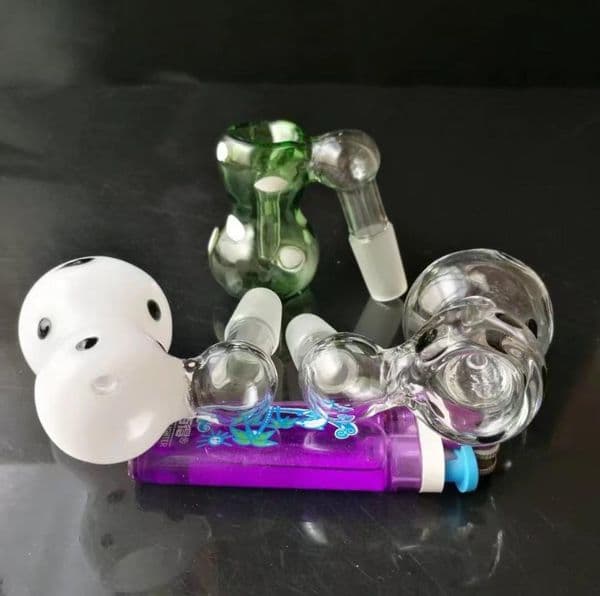 Mini color point gourd plug adapter Wholesale Glass bongs Oil Burner Glass Pipes Water Pipes Oil Rigs Smoking Free Shiphjjh ping
