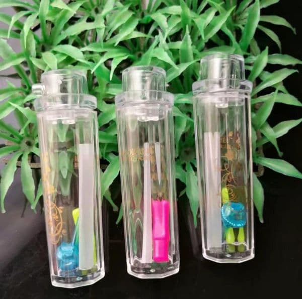 The single hand acrylic Mini Pot Wholesale Glass Hookah, Glass Water Pipe Fittings, Free Shipping