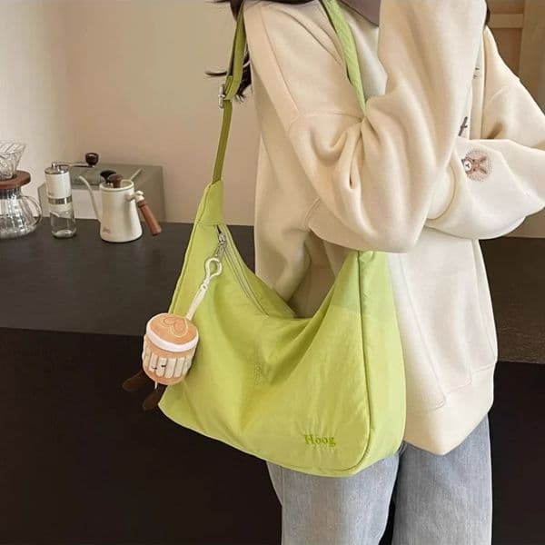 Simply-ed Female Shoulder Bag Refined Dumpling Bag Ins Style Casual Crossbody Bag Nylon Travel With Large Capacity 250714