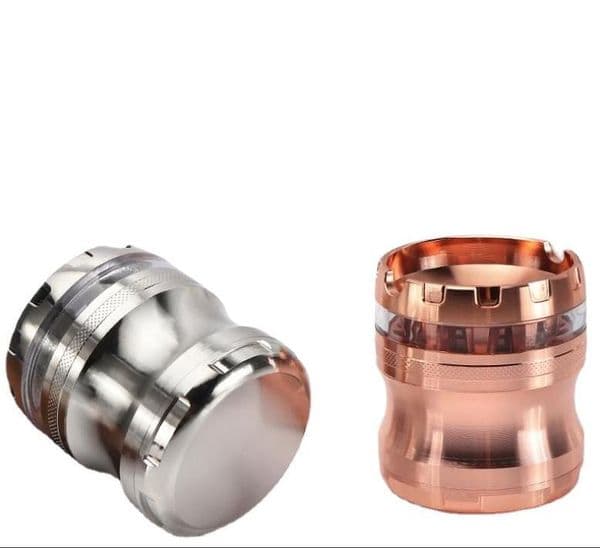 pipe Alloy fan blade smoke grinder four layer flat tooth thin waist manual grinder with shovel strong magnetic crusher