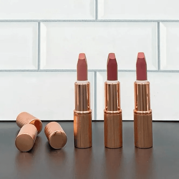 Makeup Lipstick Set 1.5g*3 ICONIC MINI LIP TRIO KIT THREE MINIS LIPSTICK CHARMS 3color Walk Of Shame Pilowtalk Supermodel Rouge Matte Lipsticks Lips Cosmetics