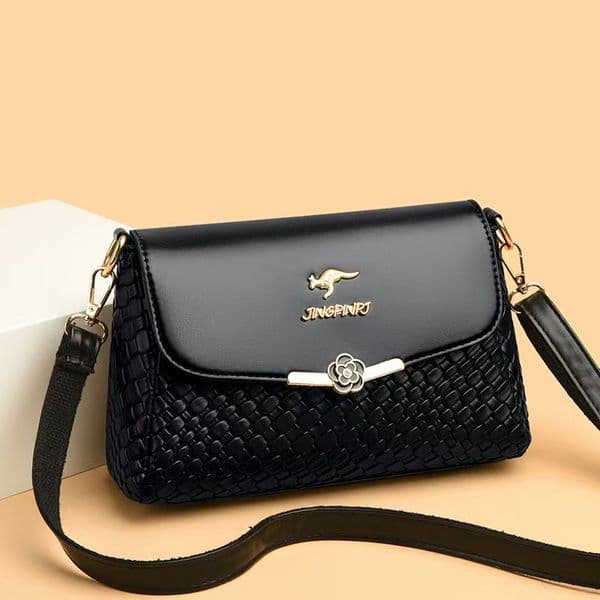 Handbag Designer Pu Leather Knitting Shoulder Messenger Crossbody Bags for Women Mother Bolsa Ladies Hand Bagluxury bag tote bag