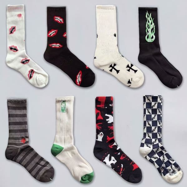 Men's chrome alloy men's and women's socks designer long stockings classic letters comfortable breathable cotton high-quality fashion Dopamine free choice 42d 4c