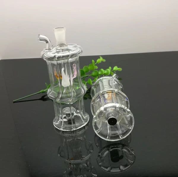 Hookahs rhombus glass water bottle Wholesale Glass bongs Oil Burner Glass Water Pipes Oil Rigs