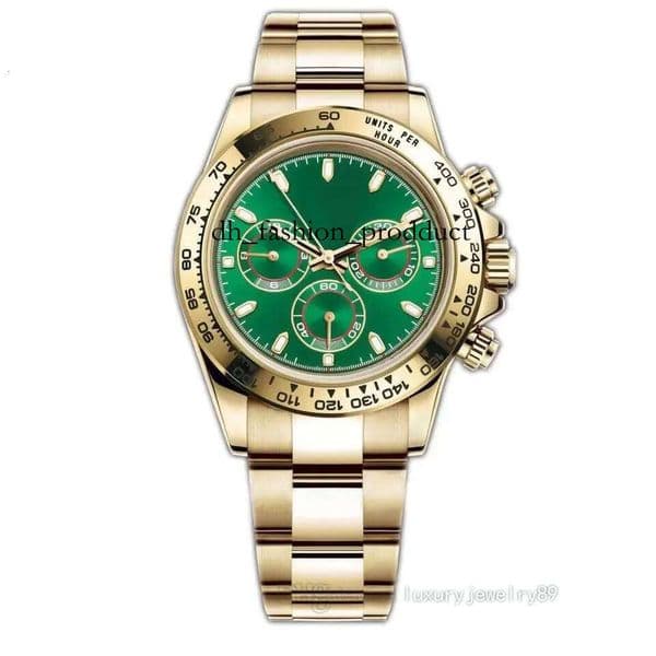 date just watch Mens Automatic Movement multifunction chronomat Wristwatch Designers Men Watches Stainless Steel Strap Gold Wristwatches Montre de luxe 88c
