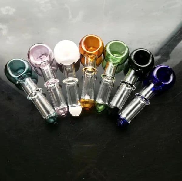 Smoke Pipes Hookah Bong Glass Rig Oil Water Bongs Colorful New Concave Head Cigarette Pot