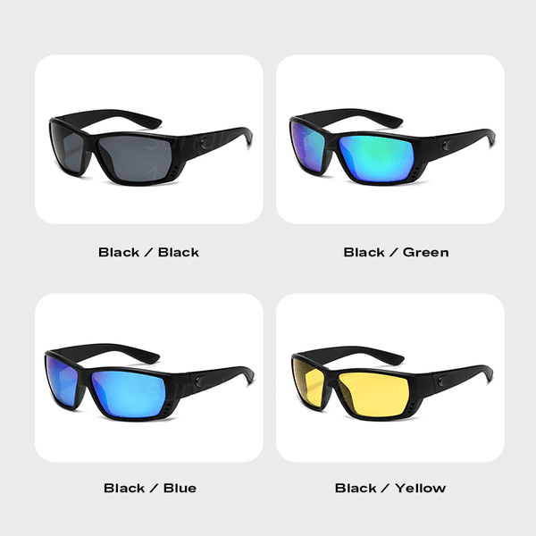 Fishing sunglasses Mens Cycling Sunglasses for womens riding sunglasses polarized lens UV400 Sports glasses Lunette de Soleil Sun glasses Top costal sunglasses AA