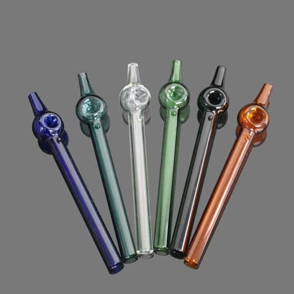 Smoke Pipes Hookah Bong Glass Rig Oil Water Bongs Long pointed pipe