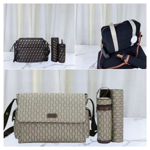 Baby Diaper Bag Front Strap Carriers Fashion Multi-function Safety Backpacks Kids Mother Straps Mummy Maternity Nursing Handbag Babys Diapers Leather B3