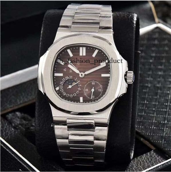 Patekedity Philipity U1 Top AAA Designer Luxury Watch Pateked 57121/A Men's Super Clone Ashionable High-Quality Automatic Mechanical Movement High-End Daily 26a