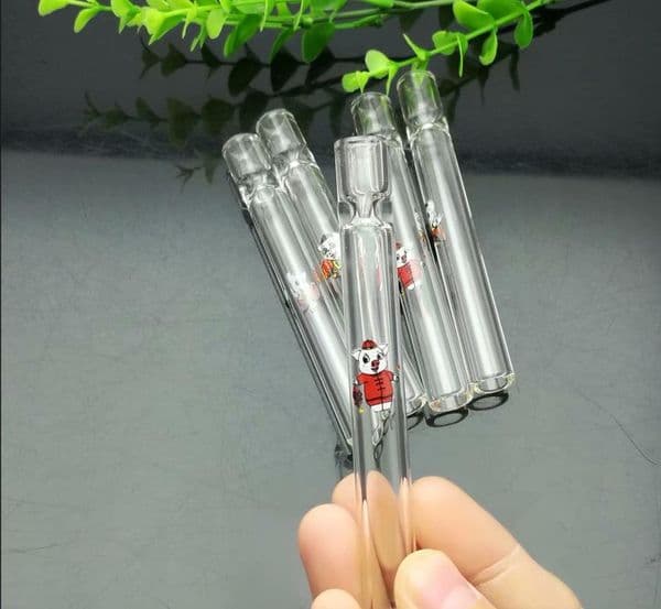 Smoking Pipes European and American popular cartoon piglet glass suction nozzle Glass