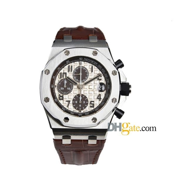 AAAAAA Carbon ceramic Chronograph Automatic Luxury designer Wristwatches 42mm Cal3126 Mechanical Watches Mens 26470 SUPERCLONE Man watche Montres de luxe14RL