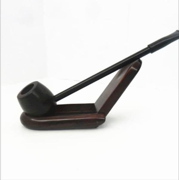 Black Sandalwood Popeye Round Bottom Solid Wood Pipe Classic Hammer Old-fashioned Straight and Slim Rod Mini-fittings Smoke Tool