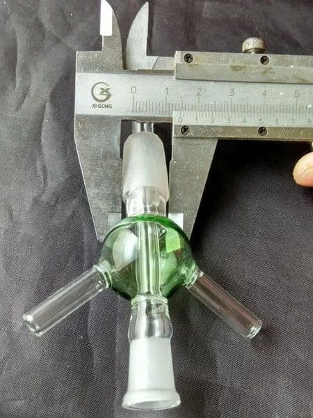 Coloured ball tee Bongs Oil Burner Pipes Water Pipes Glass Pipe Oil Rigs Smoking Free Shippin