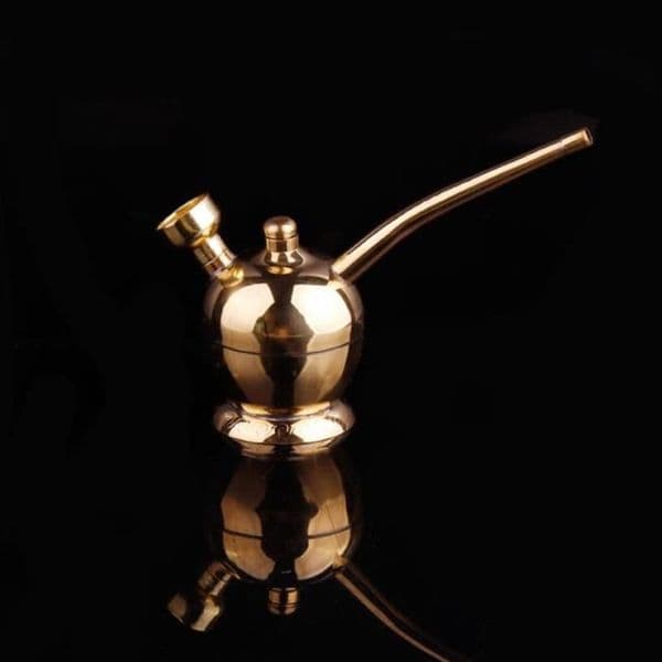 Copper Metal Pipe Water Filtration Dual-purpose Smoking Filter Direct Selling Creative Water Pipe Furniture Parts Wholesale