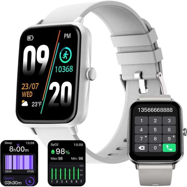 t Ninja Call Pro Plus 46.48mm (1.83 inch) Smart Watch with Bluetooth Calling, AI Voice Assistance, 120 Sports Modes IP67 Rating, 240 * 280 Pixel High