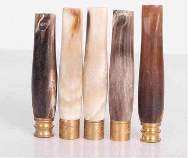High-grade 10cm Tibetan imitation resin healthy cigarette holder double filtration Yiwu pipe wholesale