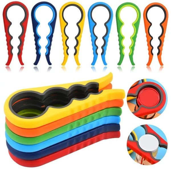 NEW 4 In 1 Portable Can Beer Bottle Openers Multifunction Wrench Jar Opener Kitchen Gadgets Cooking Accessories