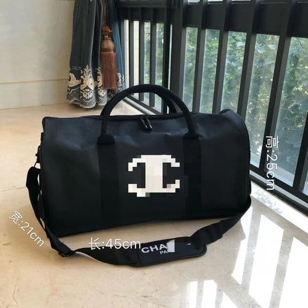 Xiaoxiang Vintage Fitness Bag, Luggage Bag, Nylon Waterproof Travel Bag, Multi-functional Large-capacity Short-distance Portable Travel Bag 6