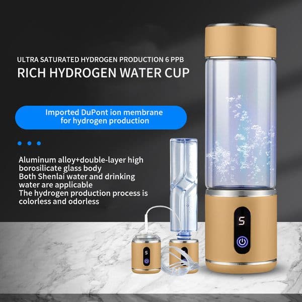 8000pb cross-border e-commerce ion membrane hydrogen rich water cup high concentration small molecule water element water cup microelectrolysis