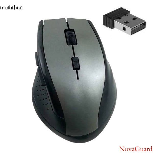 3D Style Computer Mute Wireless Mouse 2.4G photoelectric laptop gaming office L240910