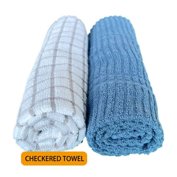 Durable Comfort-Friendly Checkered Pattern Towel for Everyday Use