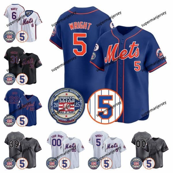 5 David Wright Juan Soto Mets baseball Jersey 12 Francisco Lindor Pete Alonso Brandon Nimmo Kodai Senga Starling Marte Jeff McNeil Edwin Diaz Mark Vientos Jose S-3XL