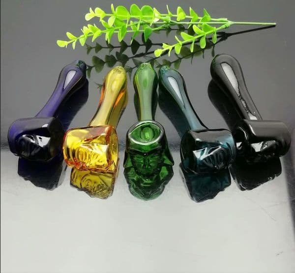 Glass Pipes Smoking Manufacture Hand-blown hookah Hot selling cartoon shaped glass pipe