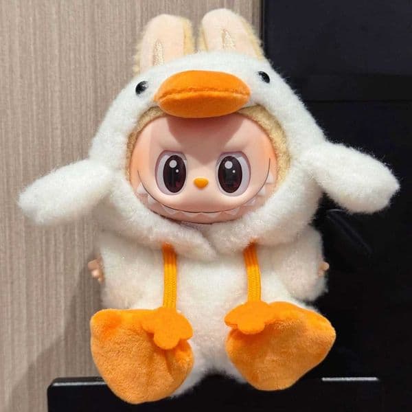 For Labubu Plush Duck The Monsters Forest Fairy Tale Series Clothes Cute Original Custom Hook Weaving Clothes Doll Accessories X250723