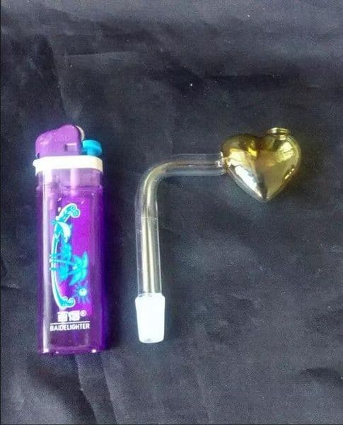 Color peach pot Wholesale Glass bongs Oil Burner Glass Pipes Water Rigs Smoking