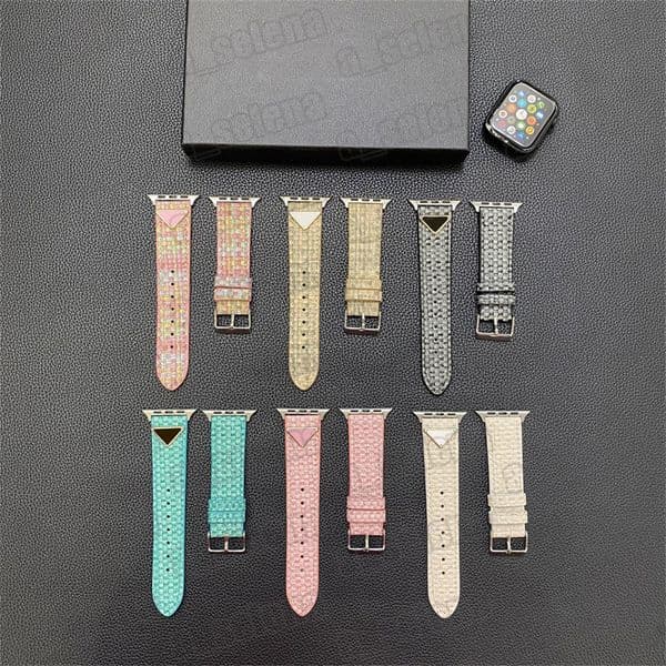 designer watch band for applewatch series 10 9 8 7 iWatch 6 5 4 3 2 SE Braided Smart Straps 42mm 38mm 40mm 44mm 41mm 45mm 46mm 49mm watches