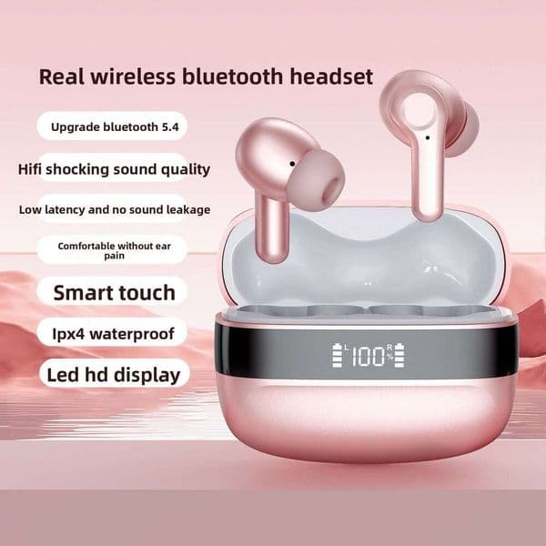 Carefully Selected Bluetooth Earphones Battery Life Noise Cancelling Waterproof 2025 New TWS Wireless In-Ear Comfortable For Long Wear