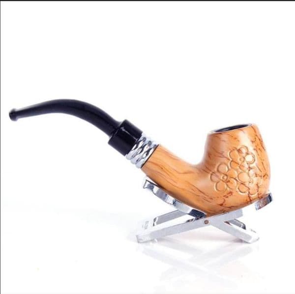 Smoking Pipes Carving Resin Removable Clean Filtration Pipe Carving New Bending Hammer Free