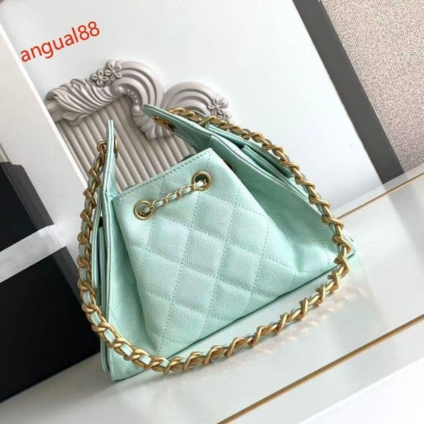 10A Designer Bags Chnaele 25C Mini Hobo Bag Women Luxury Bags Grainy Calfskin Handbags Fashion Classic Suede Shoulder Bags Gold-Tone metal AS5631