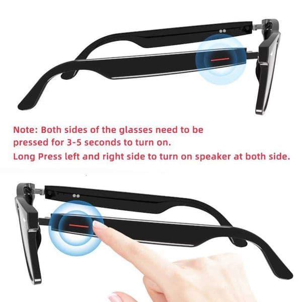 E13 Translate Wireless BT Sunglasses Outdoor Sport Hands-Free Call Music AI Smart Glasses