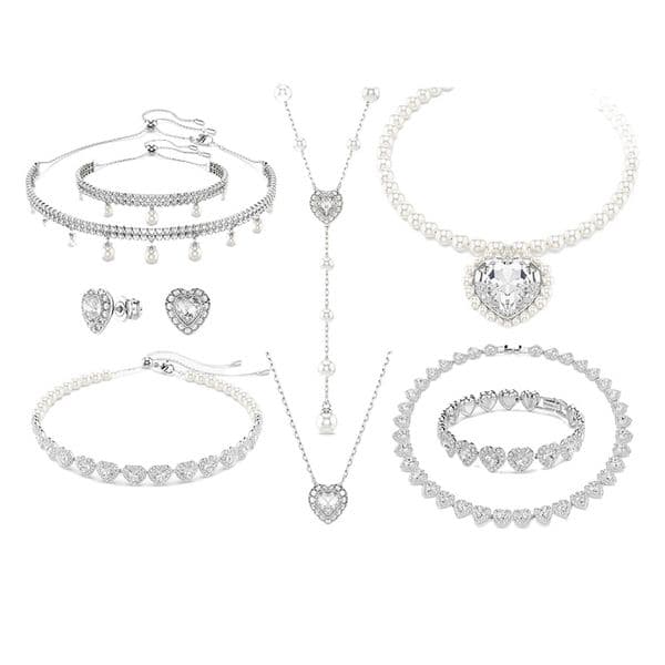 2025 spring summer new love heart designer choker necklace for women girls sweet lovely hearts tassel pendant necklaces chokers jewelry with Austria crystal