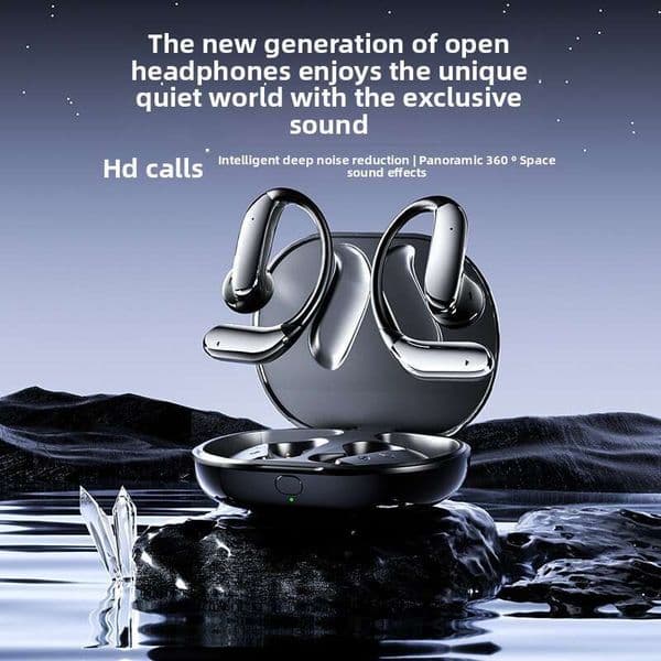 Bluetooth 2025 New Model Over-Ear AI Translation Earphones Open Ear Bone Conduction