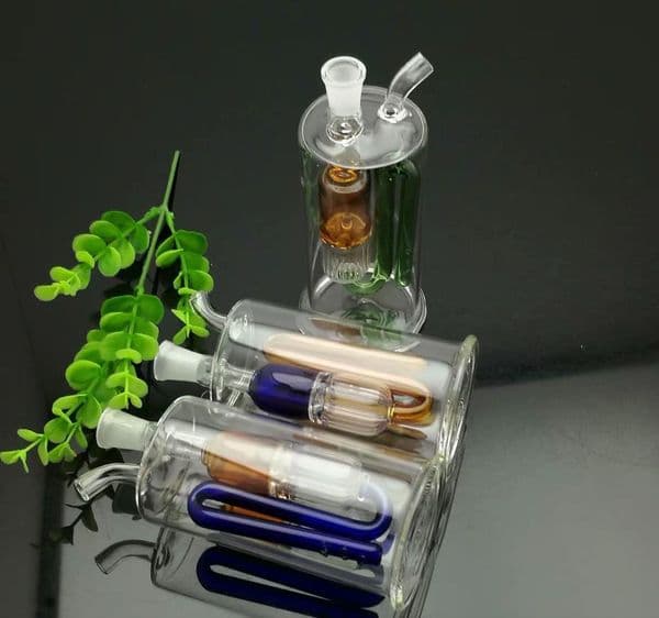 Hookahs Multi-bend filter glass cigarette kettle Wholesale Glass Hookah, Glass