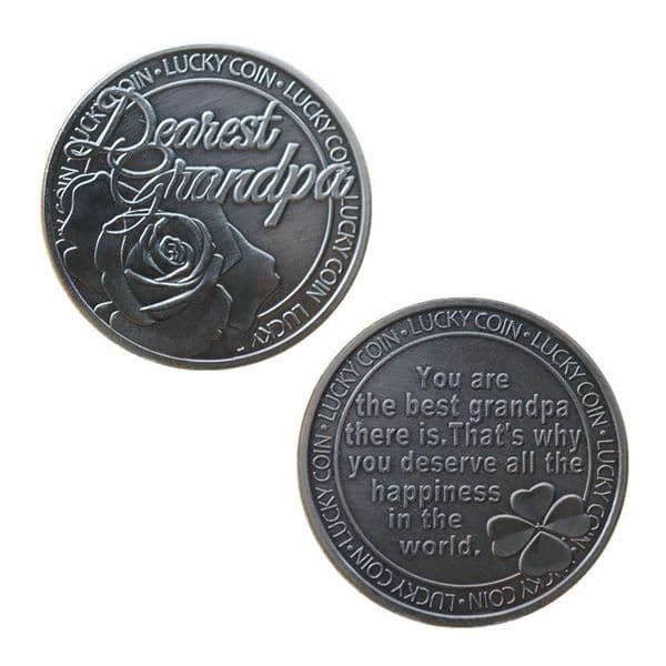 Arts and Crafts Relief baked paint metal crafts collection commemorative medal antique commemorative medal challenge coin lucky grandfather