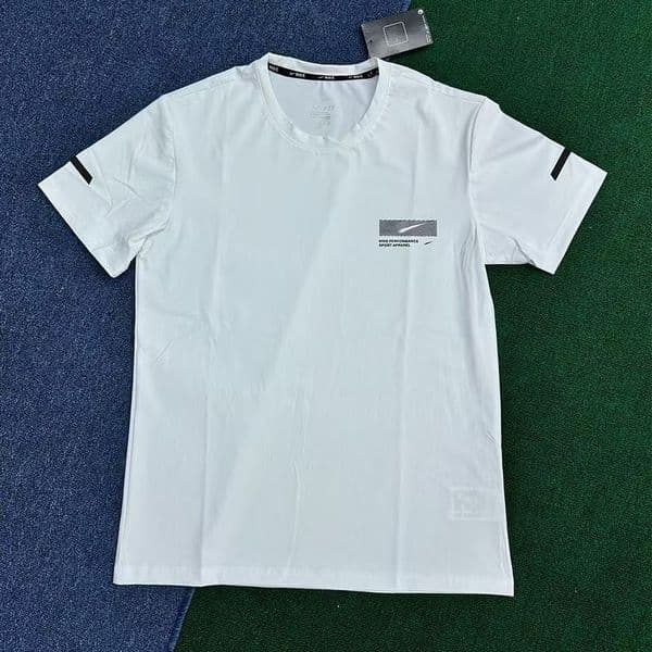 New quick drying short sleeved men's breathable sports and leisure summer round neck fitness top running ice silk T-shirt