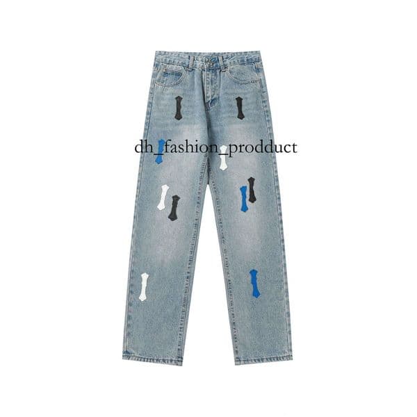 chrome designer jeans for mens baggy jeans stacked jean shorts skinny cross jeans men high quality luxury embroidery denim slim fit jeans 1f4