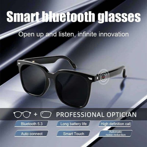 CLLOIO Wireless Bluetooth Smart Optical Men Myopia Prescription Polarized Sunglasses Women Anti Blue Ray Reading Glasses