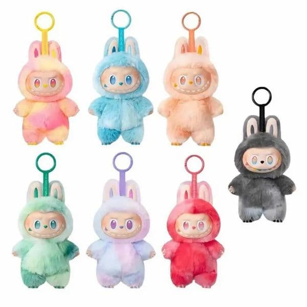 Labubu plush toys full series blind boxes cute plush toys decorative accessories dolls Plush Keychain high-quality