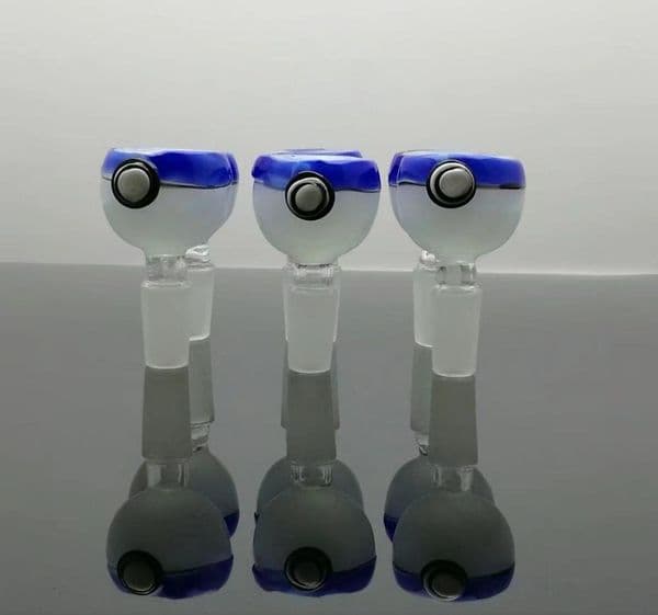 Double color ball glass bulb head Wholesale Glass bongs Oil Burner Glass Water Pipes Oil Rigs Smoking