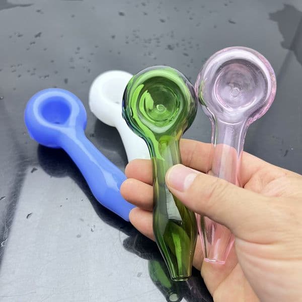 Europe and Americaglass pipe bubbler smoking pipe Classic hookah colored thick glass pipe